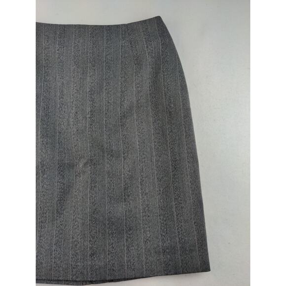 Womens Alia Skirt Size 8 Gray Poly/Rayon Blend Polyester Lining - Picture 7 of 10